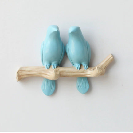 Decorative Bird Wall Hook - No Drill Key & Coat Hanger for Hallway Entrance