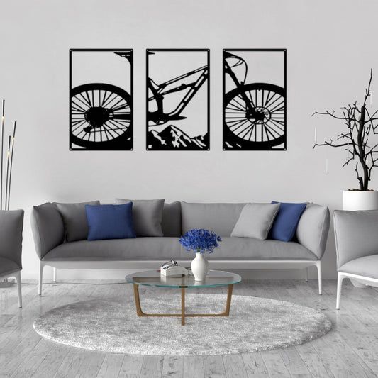 Modern Metal Wall Hanging Art - Creative Pattern Wall Decor for Living Room & Bedroom