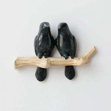 Decorative Bird Wall Hook - No Drill Key & Coat Hanger for Hallway Entrance